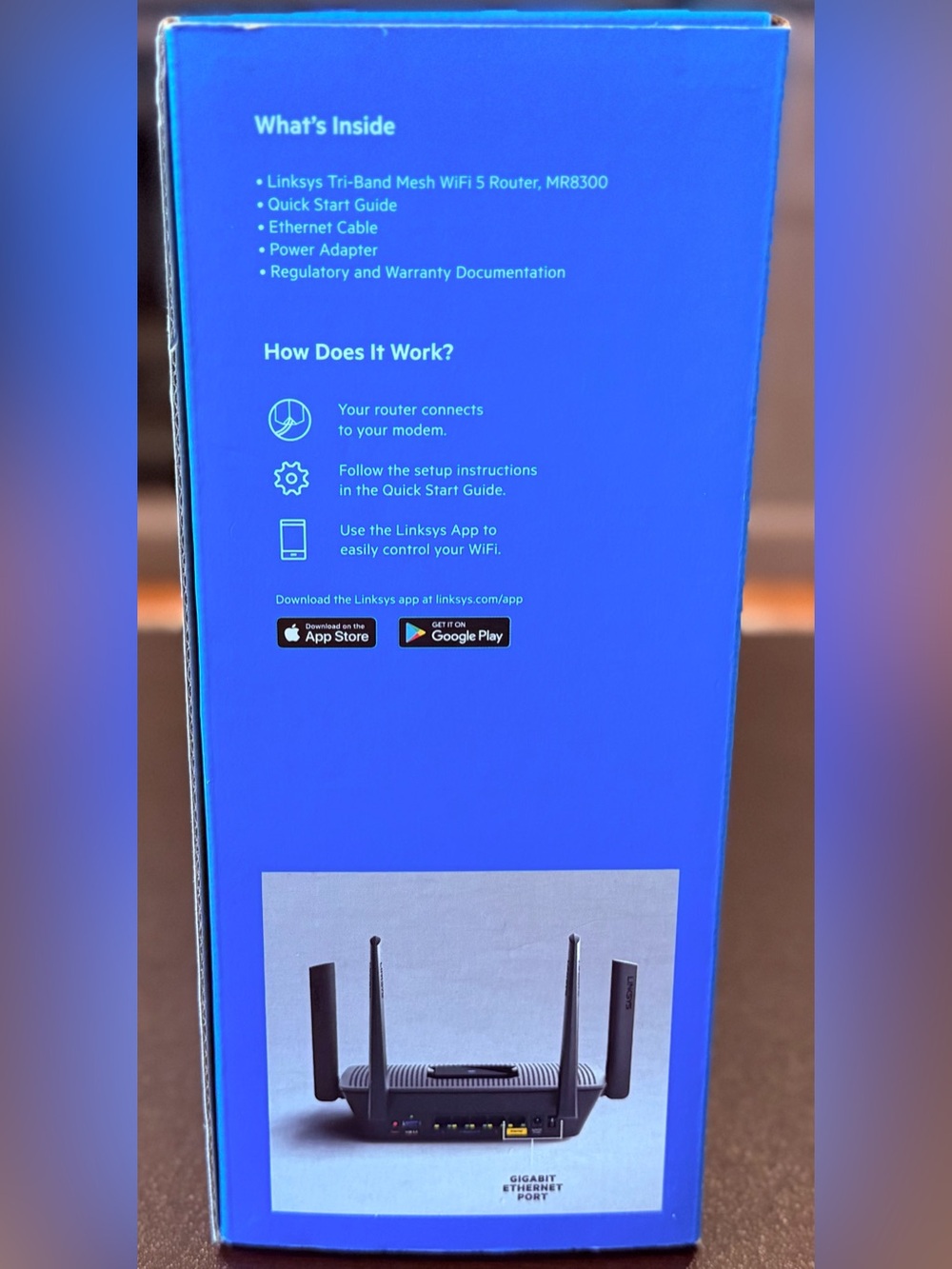 LINKSYS Tri-Band Mesh WiFi 5 Router - Picture 4 of 6